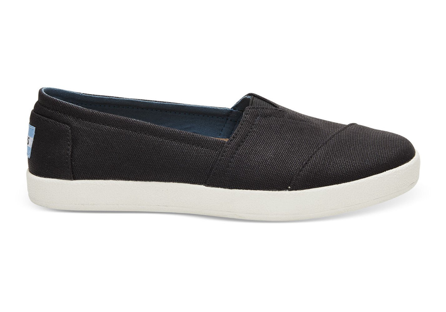 Toms Avalon Slip On Black - Womens - 57392-GYXV